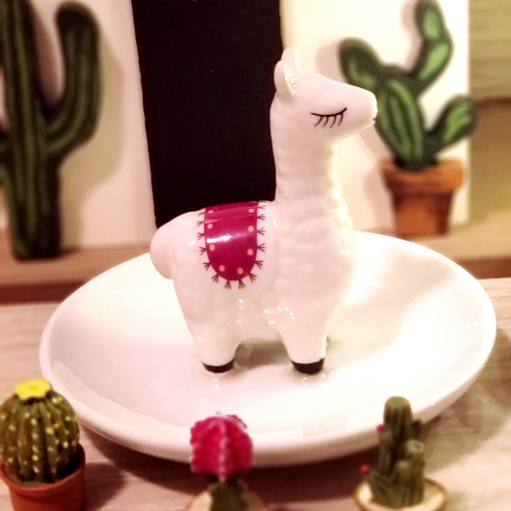 Llama accessories dish